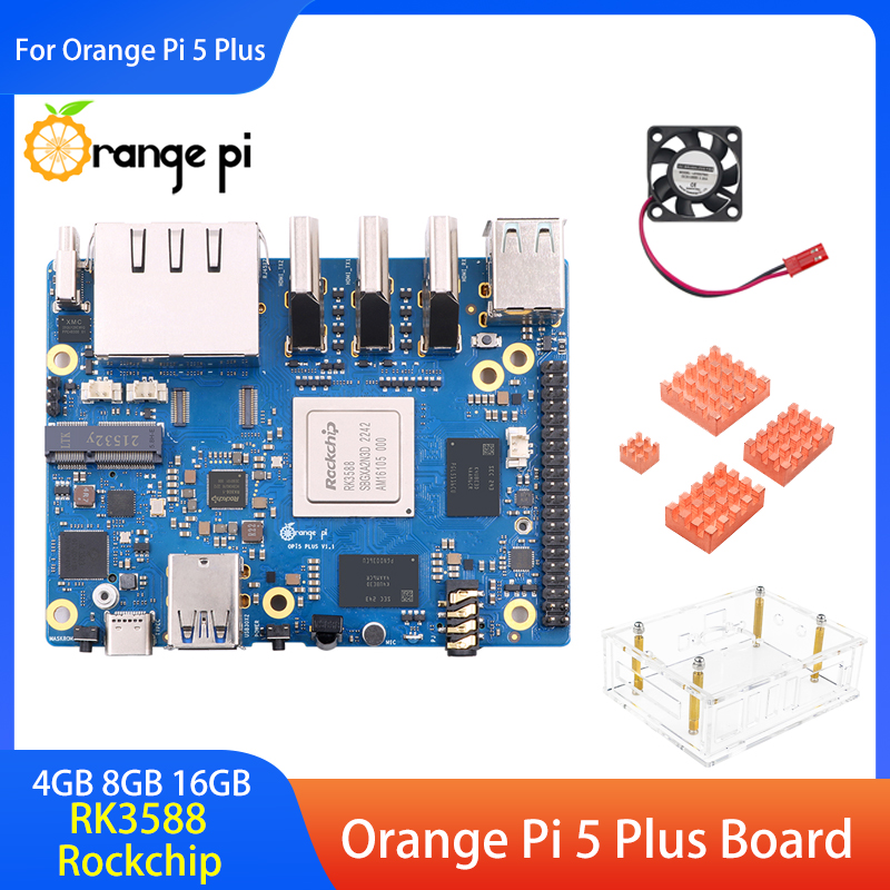 Orange Pi 5 Plus 16Gb - Плата Orange Pi 5 Plus, 4