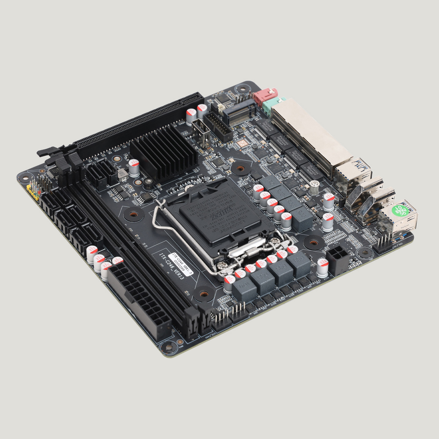 Материнская плата C246 Mini-IT – обзор и цена Nas Motherboard 8 Sata Mini Itx
